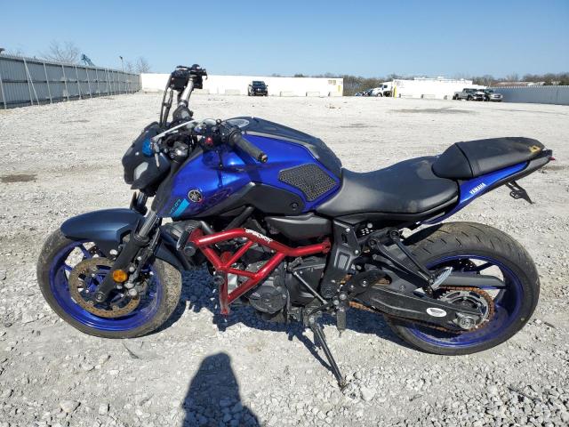  YAMAHA MT07 2024 Синий