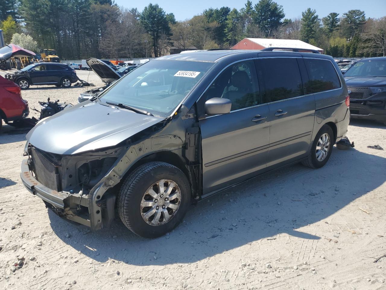 2010 Honda Odyssey Exl zu verkaufen in Mendon, MA - Front End