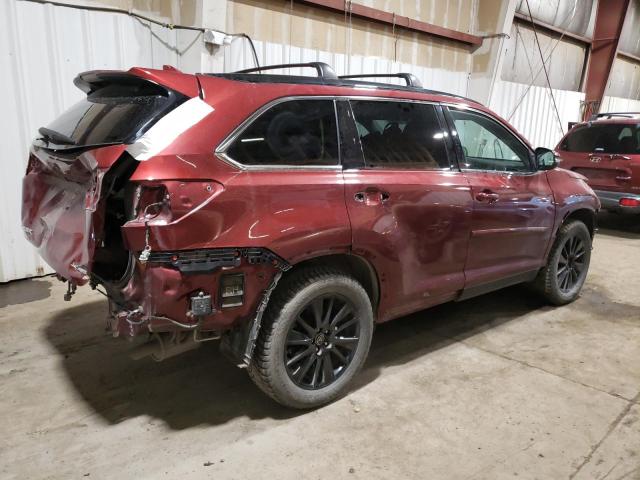  TOYOTA HIGHLANDER 2019 Burgundy
