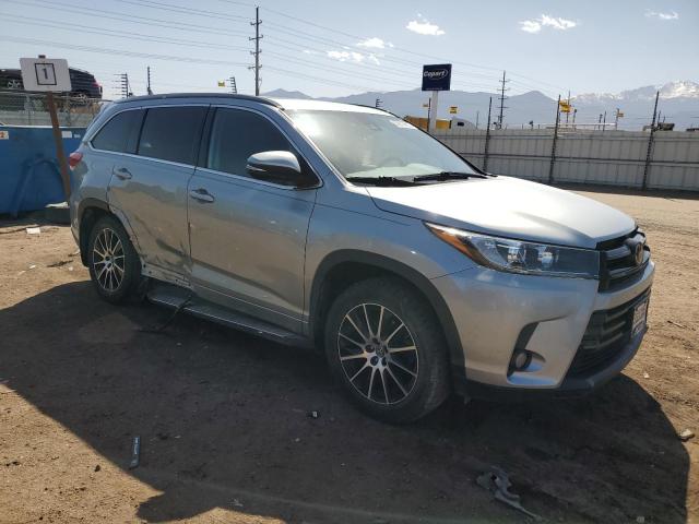  TOYOTA HIGHLANDER 2018 Srebrny