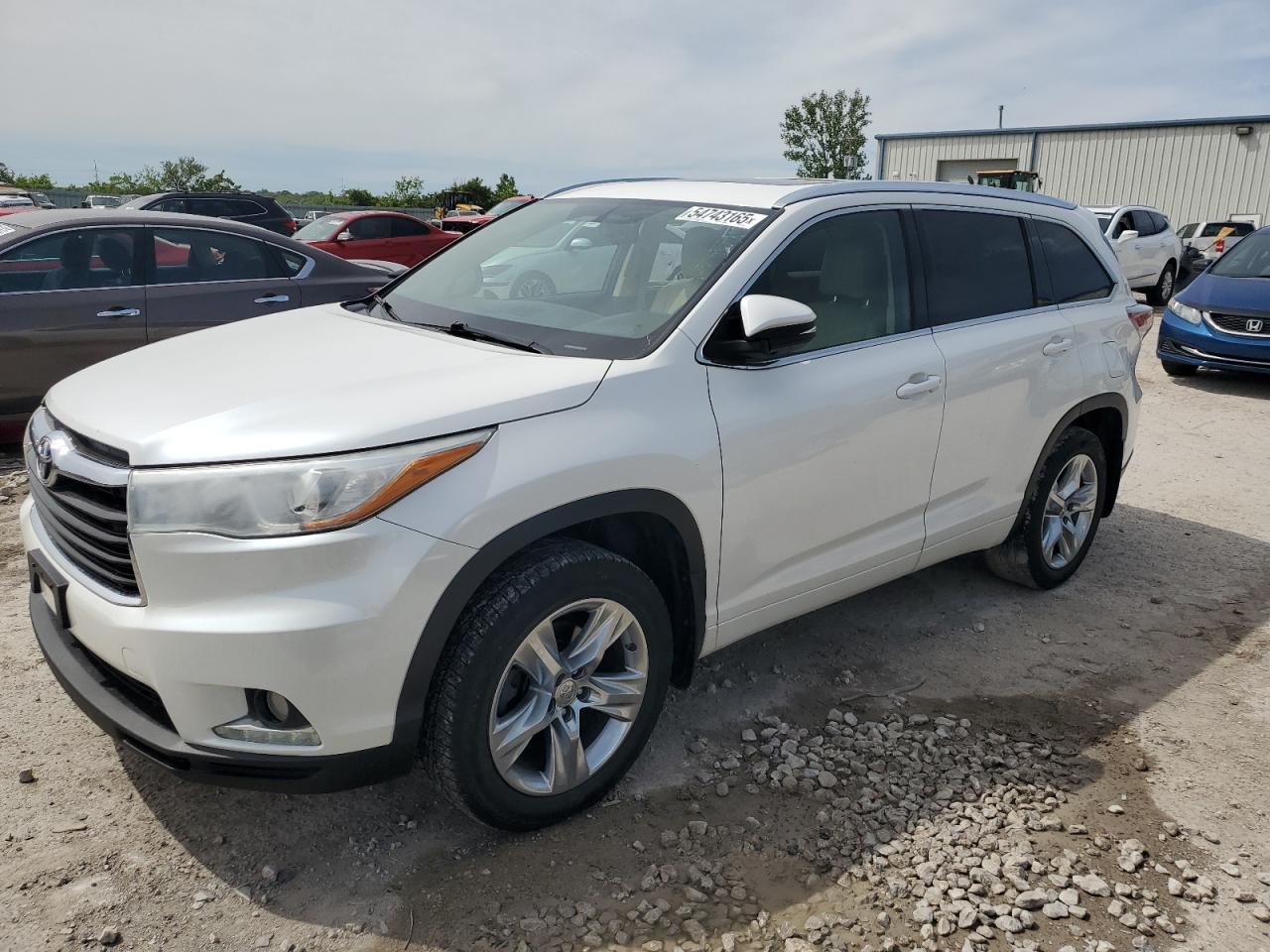 2014 Toyota Highlander Limited de vânzare în Kansas City, KS - Side