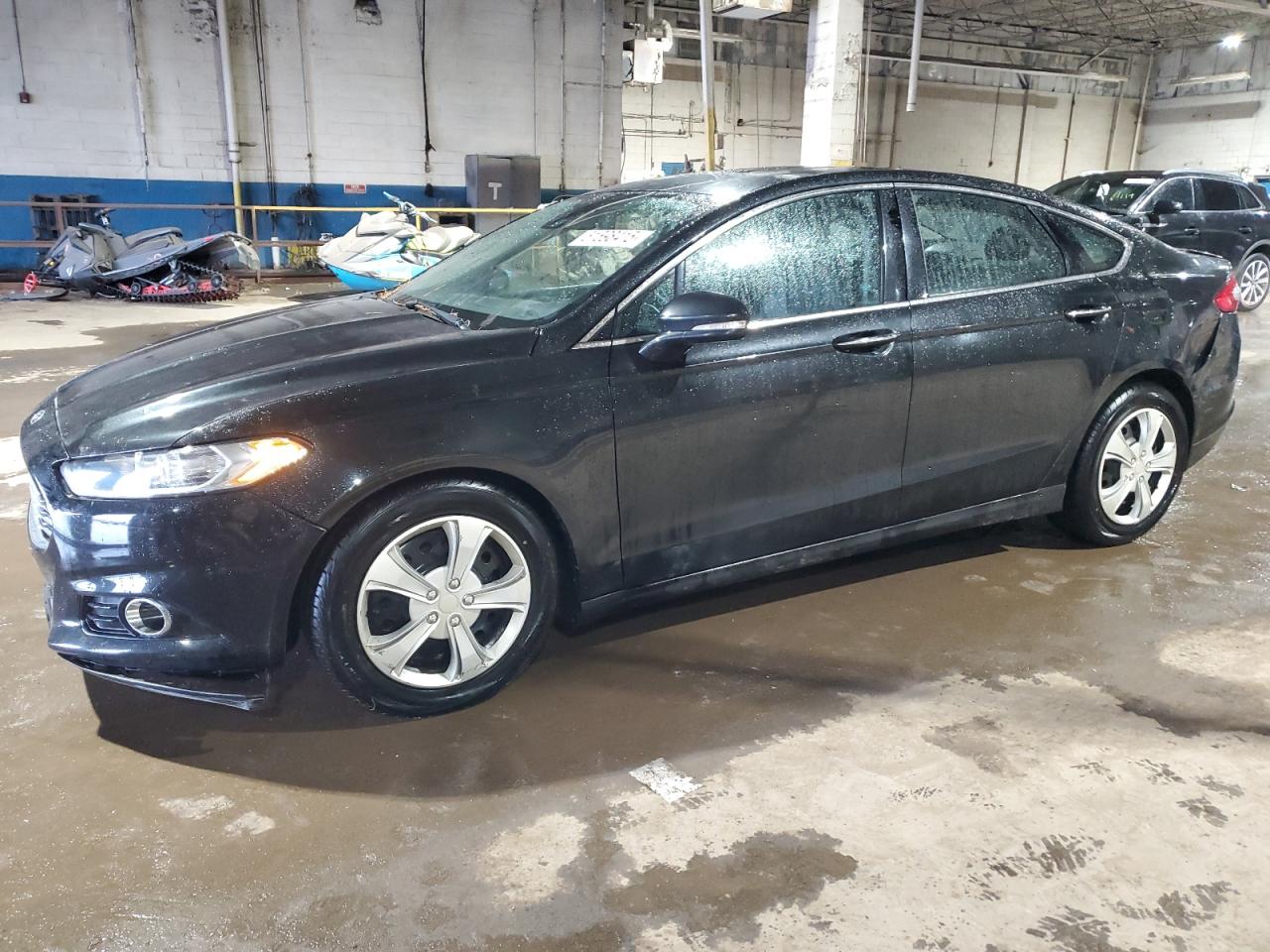 2014 Ford Fusion Titanium იყიდება Woodhaven-ში, MI - Rear End