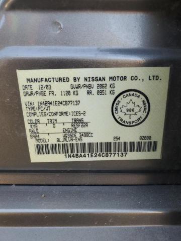 2004 NISSAN MAXIMA SE