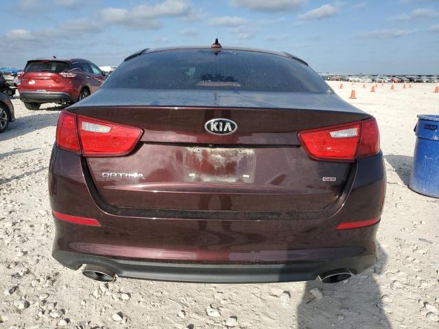 Sedans KIA OPTIMA 2015 Maroon