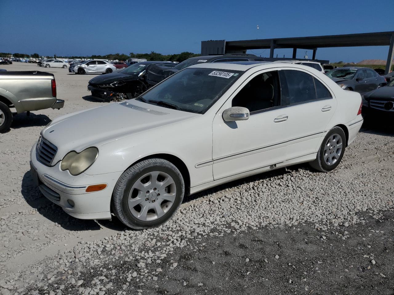 2006 Mercedes-Benz C 280 на продаже в West Palm Beach, FL - Front End