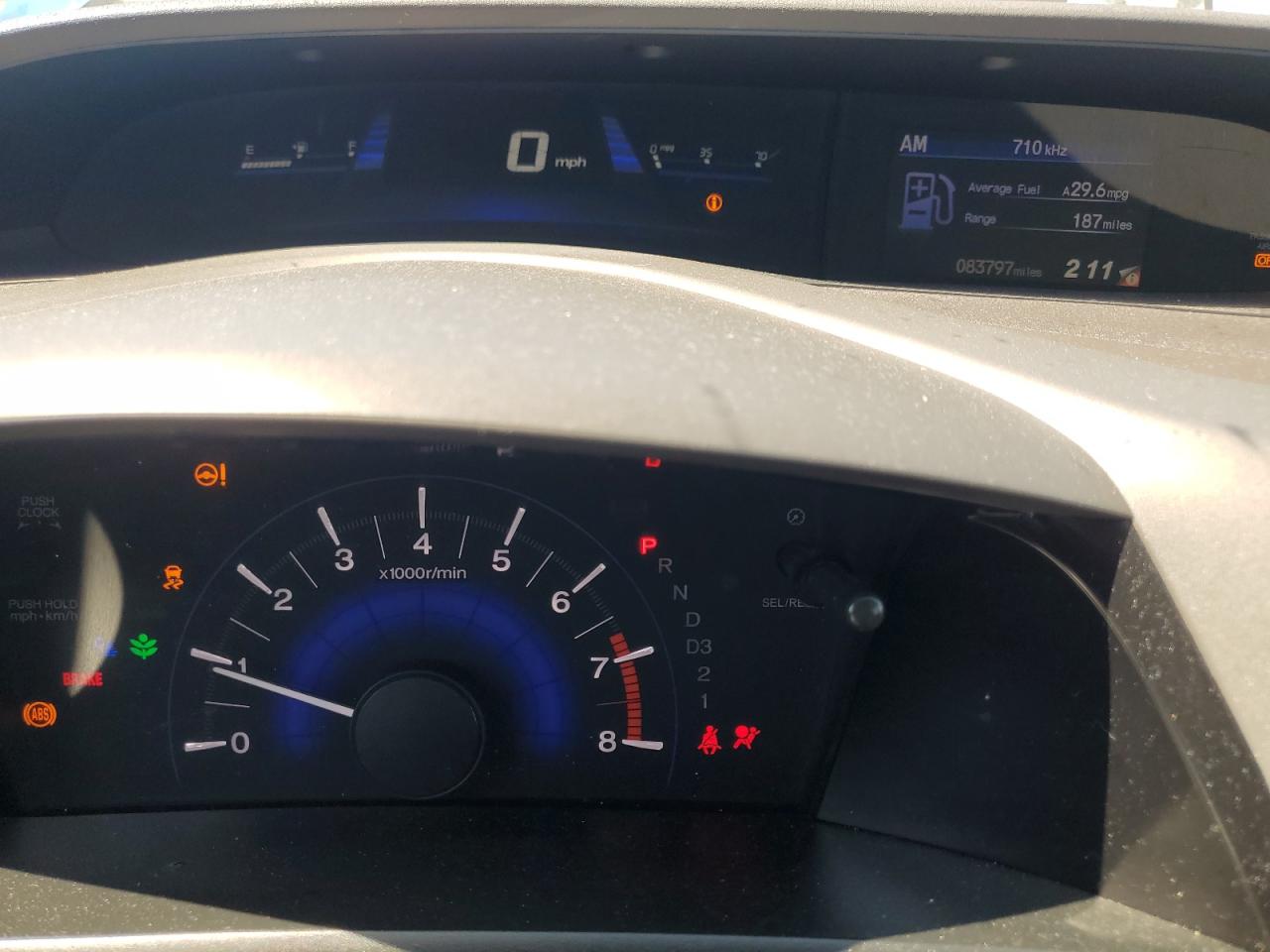 2012 Honda Civic Lx VIN: 2HGFB2F59CH575962 Lot: 53904725