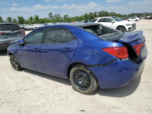  TOYOTA COROLLA 2017 Blue