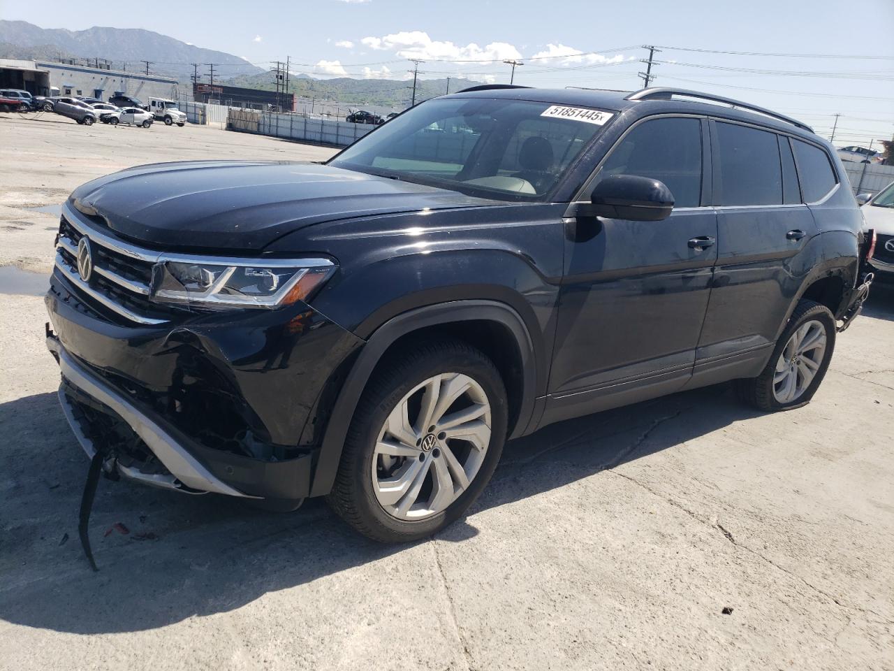 2022 Volkswagen Atlas Se იყიდება Sun Valley-ში, CA - Rear End