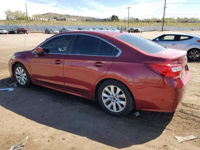  SUBARU LEGACY 2015 Красный