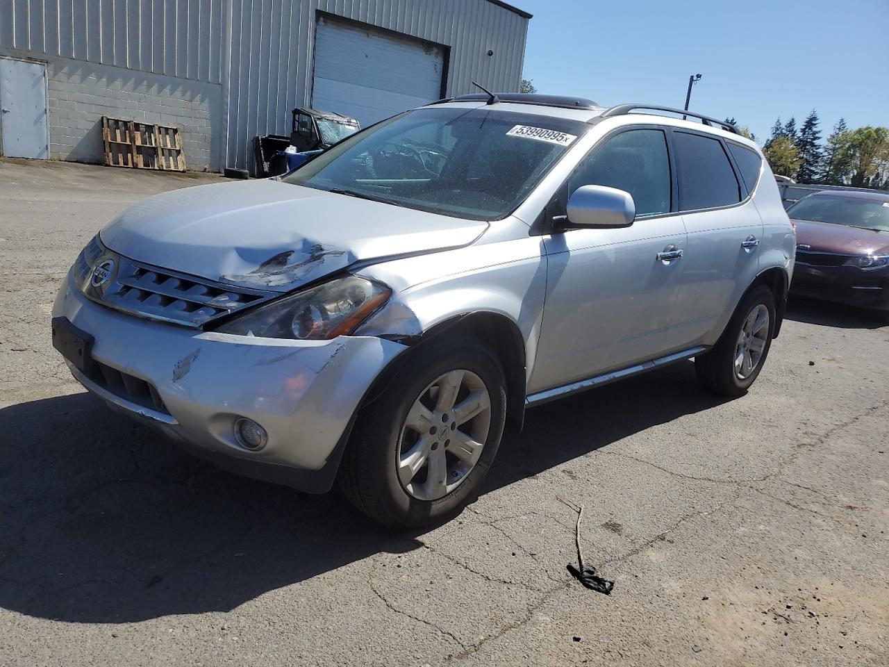 2007 Nissan Murano Sl продається в Woodburn, OR - Front End
