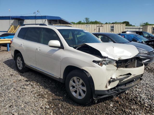  TOYOTA HIGHLANDER 2013 Белы