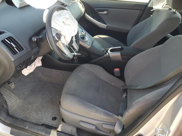 Hatchbacks TOYOTA PRIUS 2014 Srebrny