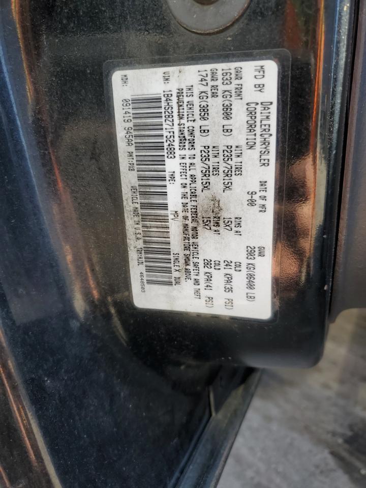 2001 Dodge Durango VIN: 1B4HS28Z71F524883 Lot: 54141215