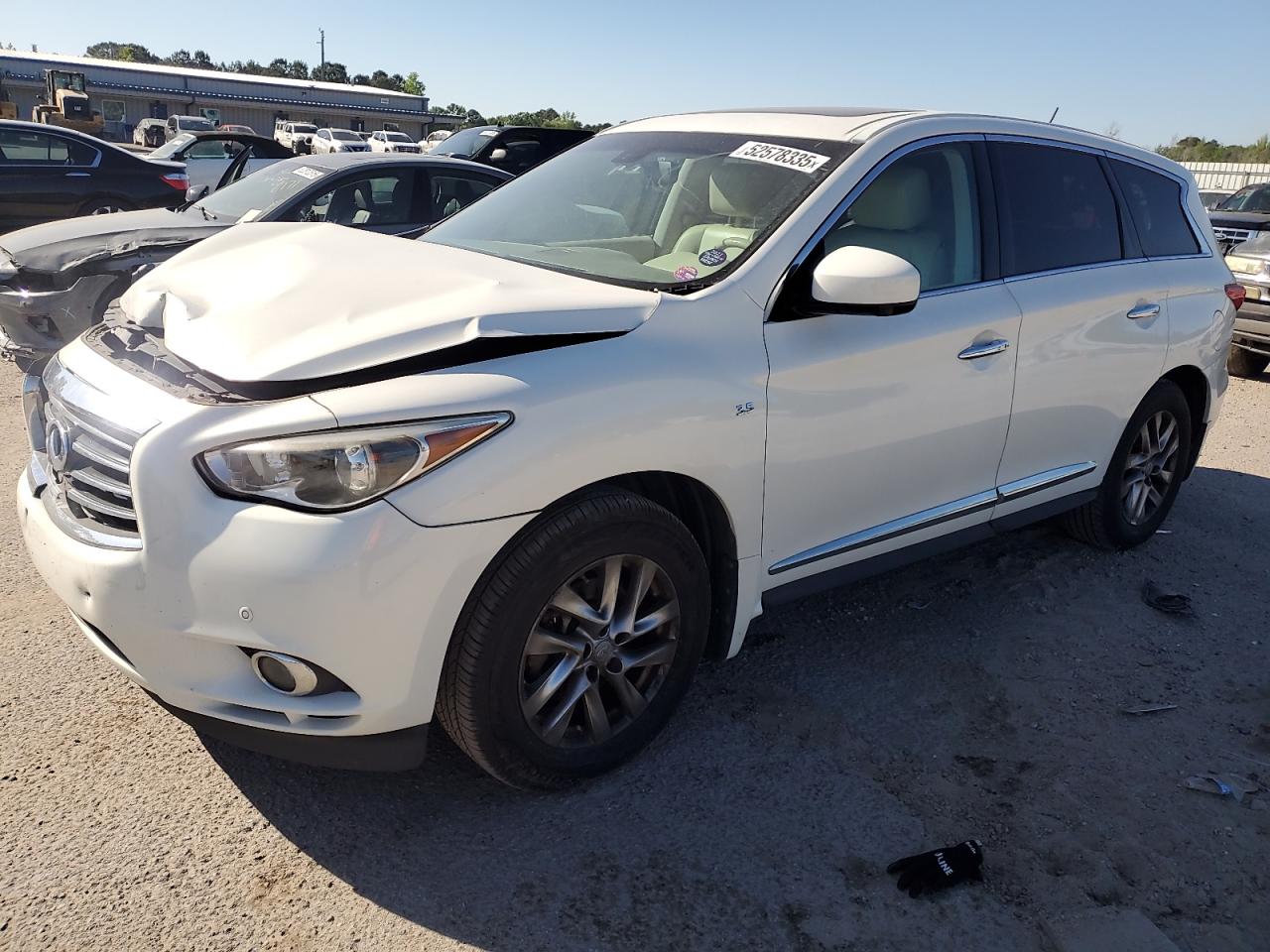 2014 Infiniti Qx60 იყიდება Harleyville-ში, SC - Front End