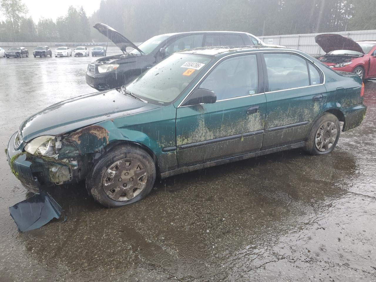 2000 Honda Civic Lx na sprzedaż w Arlington, WA - Front End