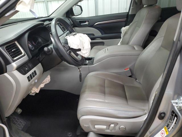  TOYOTA HIGHLANDER 2016 Srebrny