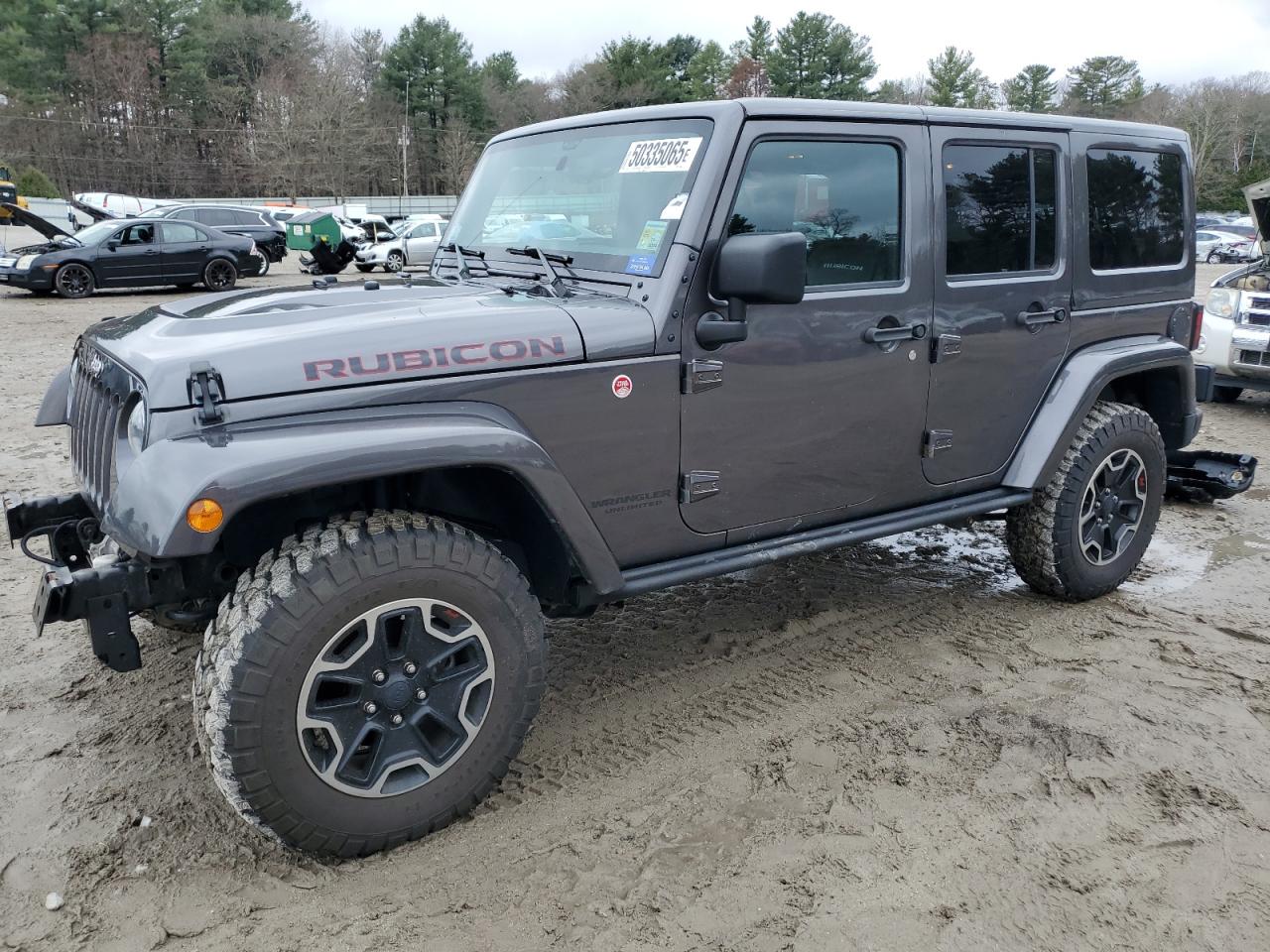 2016 Jeep Wrangler Unlimited Rubicon للبيع في Mendon، MA - Front End