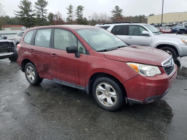  SUBARU FORESTER 2014 Czerwony
