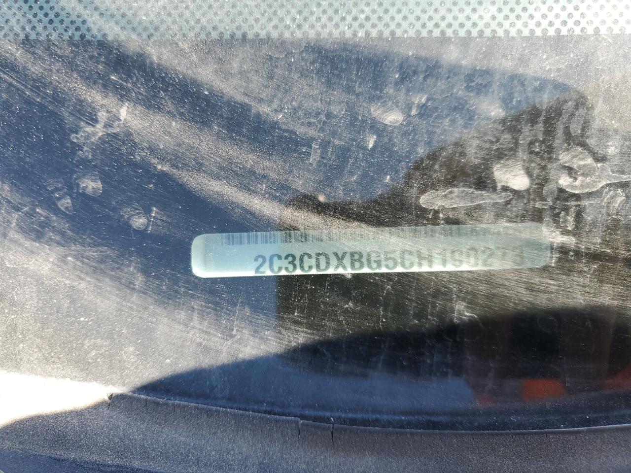 2C3CDXBG5CH190273 2012 Dodge Charger Se