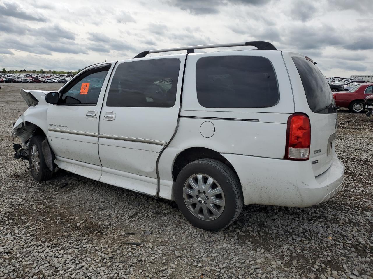 2007 Buick Terraza Incomplete white null flexible 4GLDV13WX7D200572 photo #3