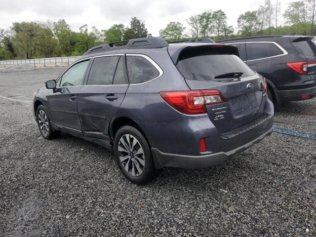  SUBARU OUTBACK 2015 Синий