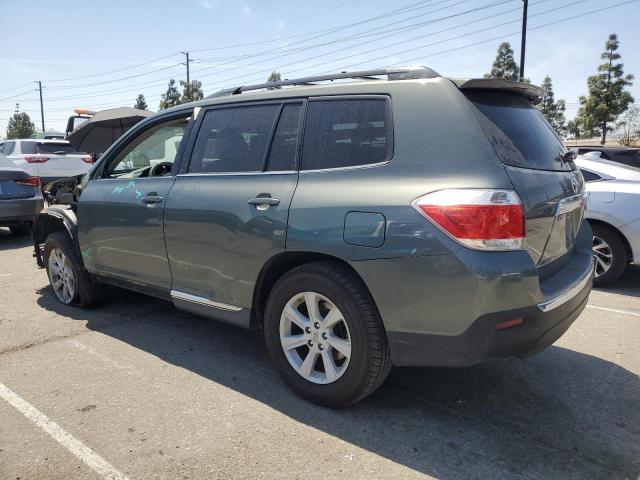  TOYOTA HIGHLANDER 2013 Зелений