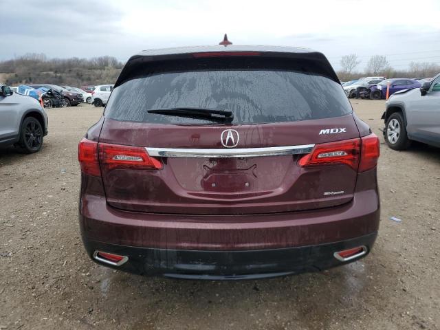 ACURA MDX 2015 Bordowy