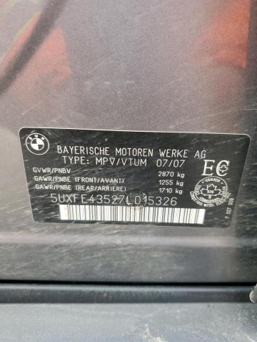 2007 BMW X5 3.0I