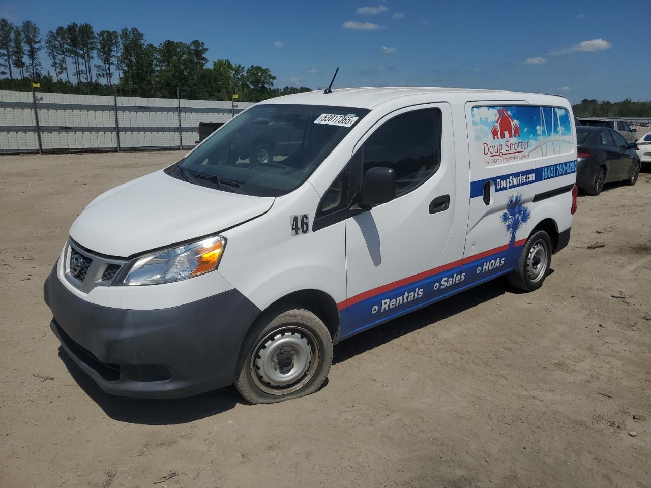 2017 Nissan Nv200 2.5S na sprzedaż w Harleyville, SC - Rear End
