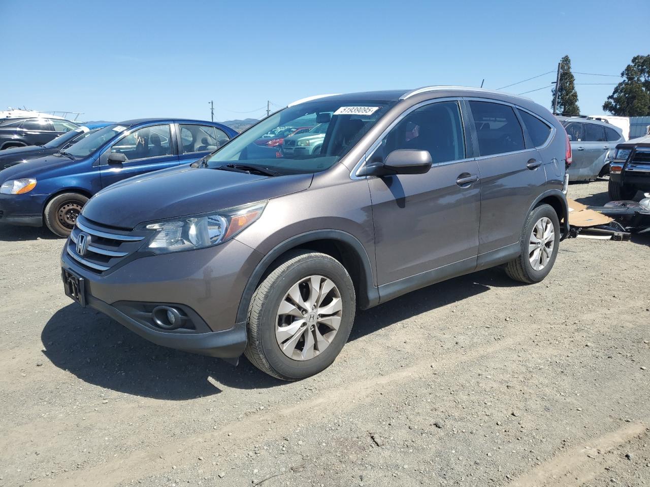 2014 Honda Cr-V Exl продається в American Canyon, CA - Rear End