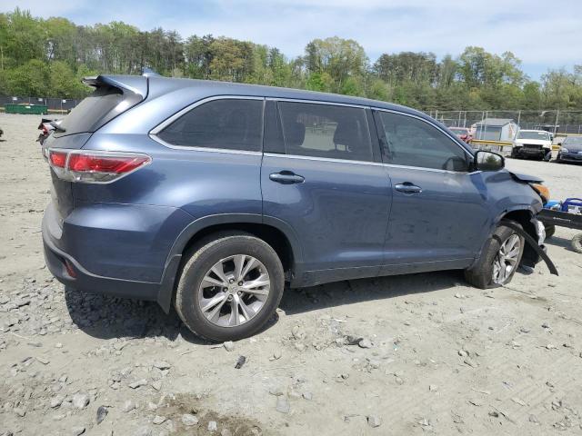 Паркетники TOYOTA HIGHLANDER 2015 Синий