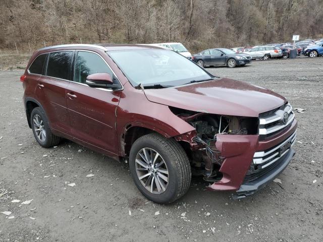  TOYOTA HIGHLANDER 2017 Maroon