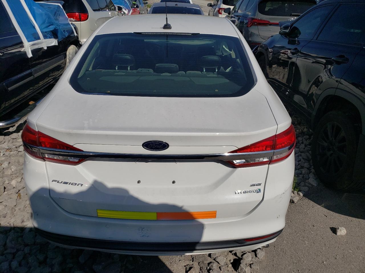 2018 Ford Fusion Se Hybrid VIN: 3FA6P0LU7JR129932 Lot: 66431333