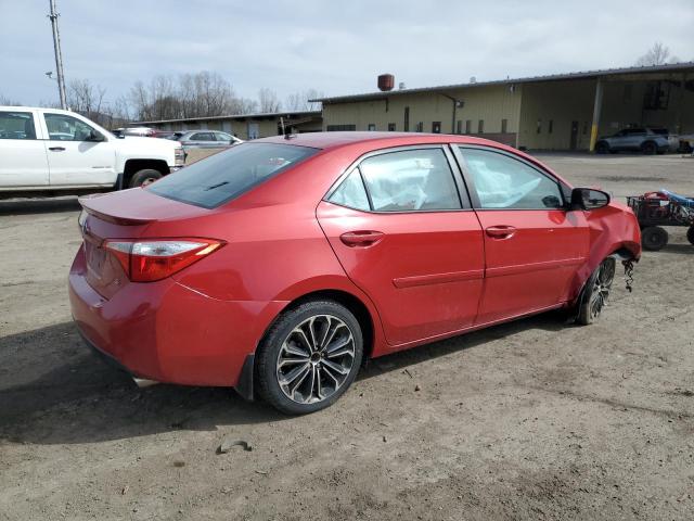  TOYOTA COROLLA 2015 Czerwony