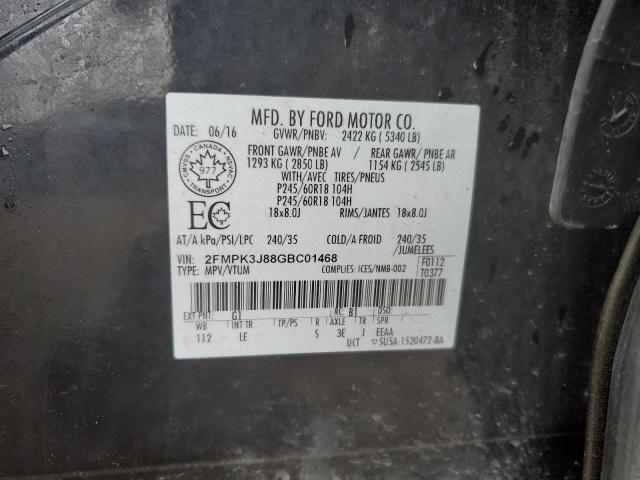 2016 FORD EDGE SEL
