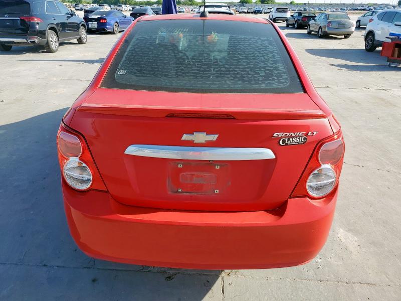  CHEVROLET SONIC 2016 Красный