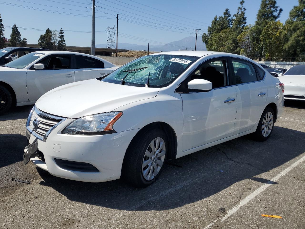 2015 Nissan Sentra S zu verkaufen in Rancho Cucamonga, CA - Front End