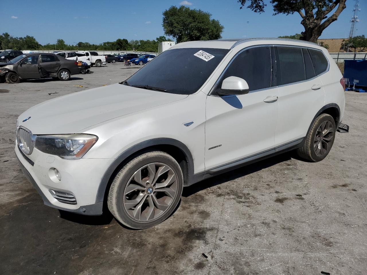 2017 Bmw X3 Sdrive28I за продажба в Orlando, FL - Front End