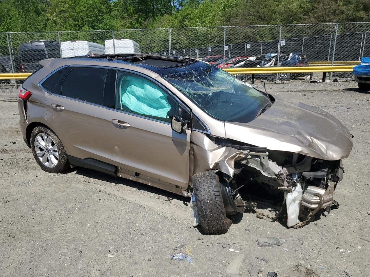 2020 Ford Edge Titanium VIN: 2FMPK3K90LBA24089 Lot: 55048475