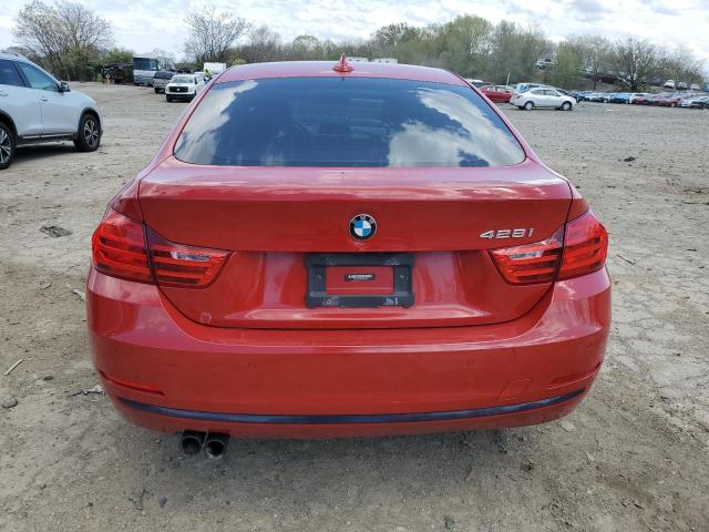  BMW 4 SERIES 2016 Czerwony