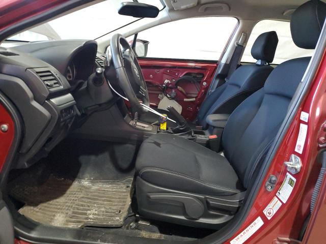  SUBARU IMPREZA 2014 Красный