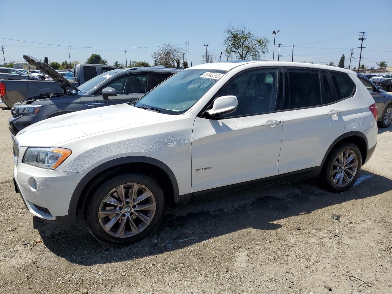 2013 Bmw X3 Xdrive28I იყიდება Los Angeles-ში, CA - Rear End