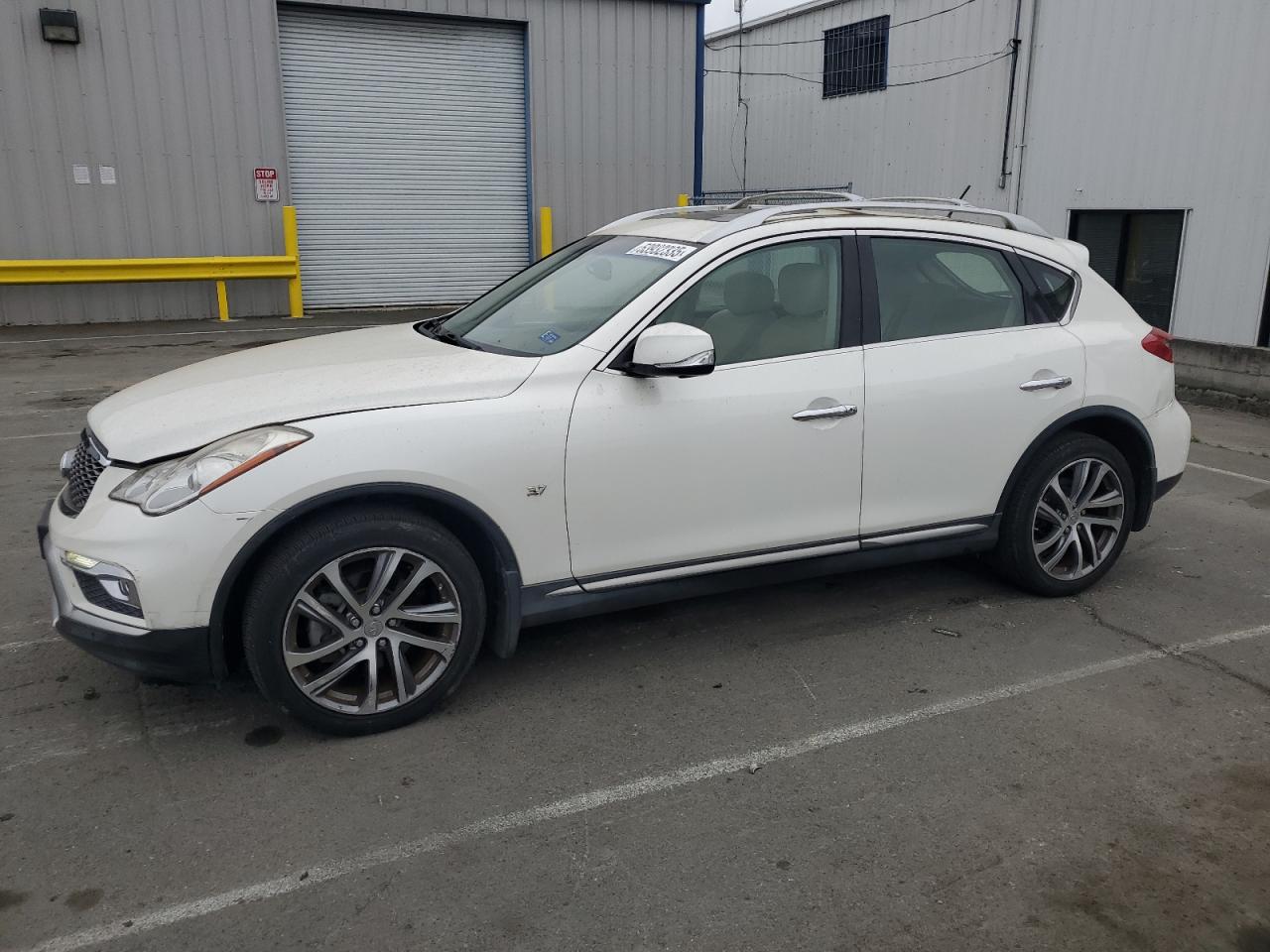 2017 Infiniti Qx50  იყიდება Vallejo-ში, CA - Rear End