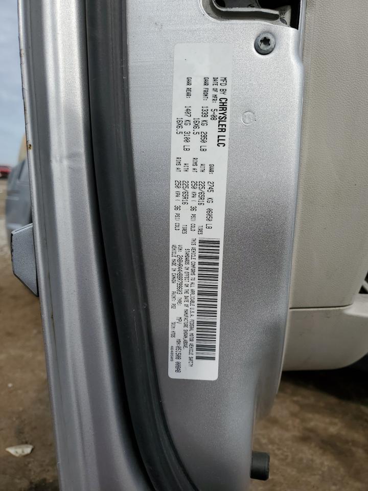 2008 Chrysler Town & Country Lx VIN: 2A8HR44H88R799603 Lot: 53735535