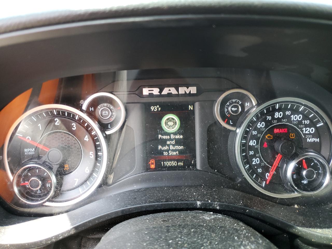 2020 Ram 1500 Big Horn/Lone Star VIN: 1C6SRFBT7LN343833 Lot: 52616635