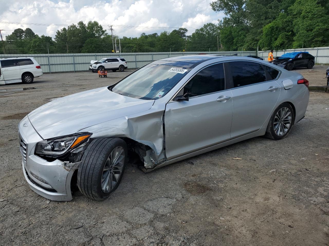 KMHGN4JE0HU182283 GENESIS G80 Photo 1