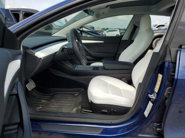  TESLA MODEL 3 2022 Blue