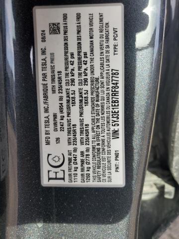 2024 TESLA MODEL 3 