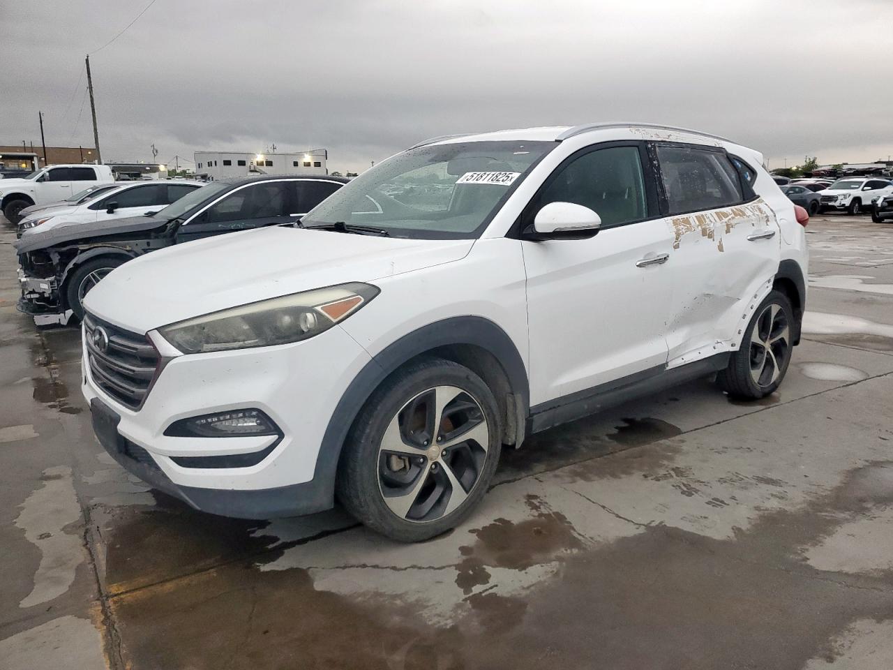 2016 Hyundai Tucson Limited на продаже в Grand Prairie, TX - Side