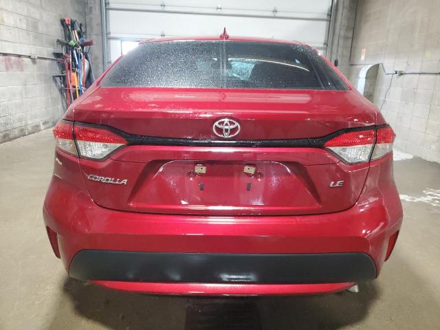 TOYOTA COROLLA 2022 Красный